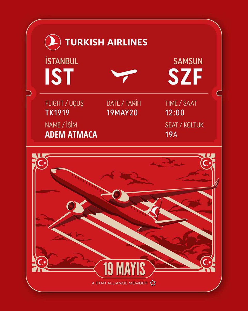 #TarihiYolculuk için ben de yerimi aldım.
🛫🇹🇷