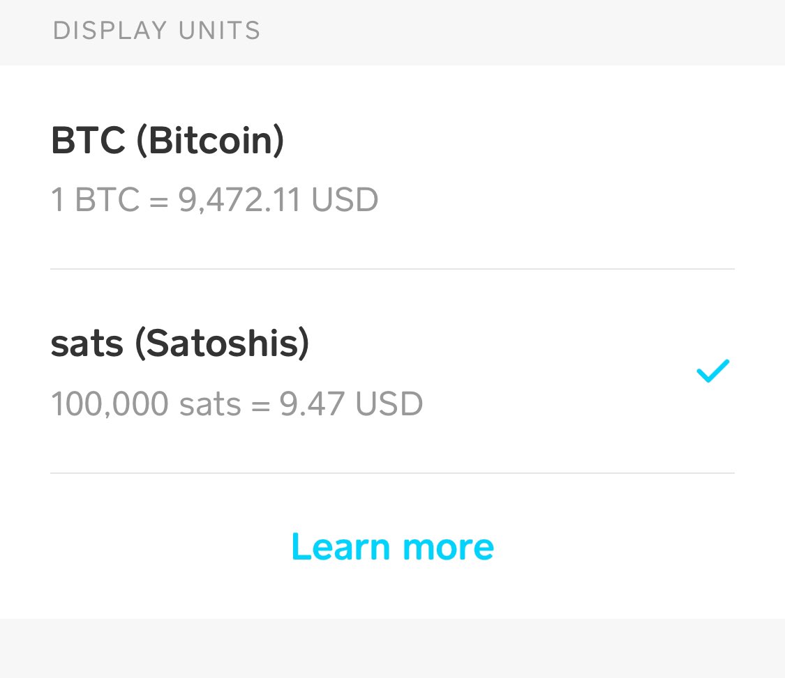 Jack On Twitter You Can Now Do Automatic Recurring Purchases Of Bitcoin In Cashapp Daily Weekly Or Every 2 Weeks And Change The Display To Sats Stackingsats Https T Co Obwdssqzb4