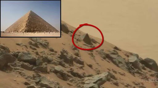 —LA VIE SUR MARS ET LES PYRAMIDESDepuis les années 70, on dit que la vie existe sur Mars, et que même des preuves photographiques montrent une pyramide qu’on peut voir à la surface de Mars.