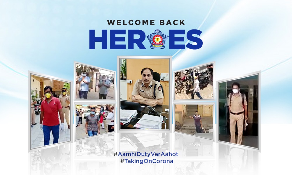 MumbaiPolice's tweet photo. Guess who’s back? Back again?
Heroes are back to serve Mumbai again!

191 Mumbai Police personnel have already beaten COVID19 &amp; returned home while many others are on their way to recovery.

And today, Abhinash Kumar, DCP Zone III, reported back on duty too.

#आम्हीकर्तव्यावरआहोत https://t.co/FhMzLNcocS