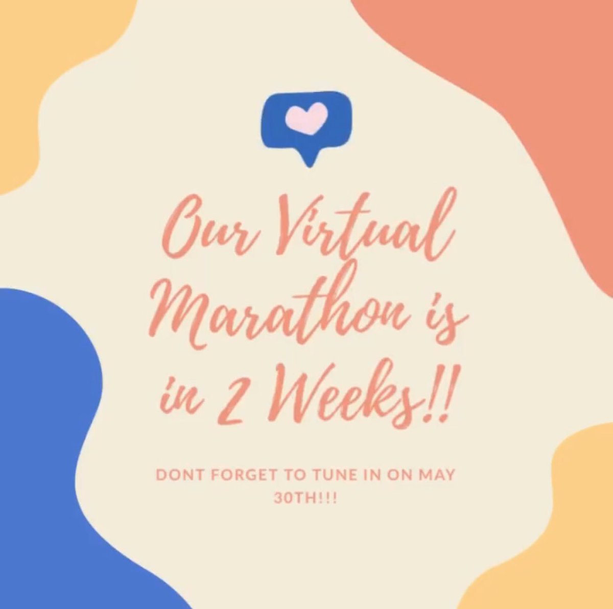 RDMSHS's tweet photo. ATTENTION SOUTHPORT STUDENTS!! Our virtual marathon is in 2 weeks. Don’t forget to tune in on May 30 for an unforgettable marathon! https://t.co/82aB9v7rDq
