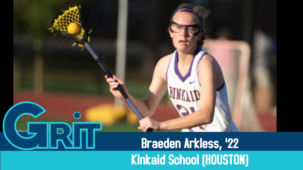 GRITLax's tweet photo. 📣 Highlights: Braeden Arkless (‘22, M, Kinkaid School, Houston) https://t.co/ZpARdtytmN #PlayGRITLax https://t.co/da2hIzfTnx