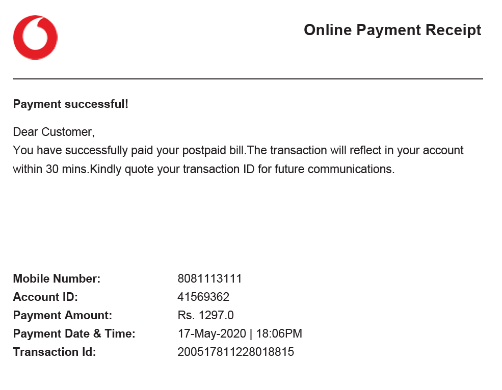 CyberComplain's tweet photo. @VodafoneIN Postpaid number: 8081113111 number bill has been paid then why services not Activated? https://t.co/LMkUMovndj