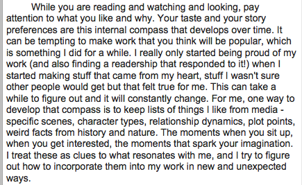 MollyOstertag's tweet photo. I got a nice email from a 20 year old asking for advice about storytelling and how to build a career. It's never possible to give advice that guarantees success but I had a lot of thoughts about growing as a storyteller and thought it might be helpful to share them! https://t.co/cQrjG1z57O
