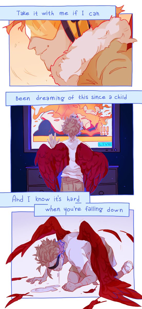 Imagine Dragons
"On Top of the World"
#bnha #Hawks 