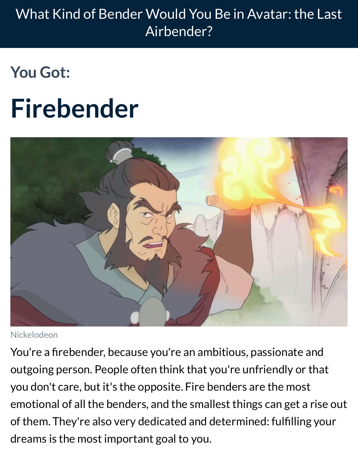 Which Nation From 'Avatar: The Last Airbender' Do You Belong To?