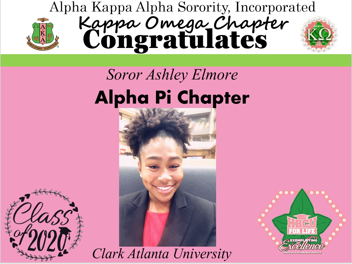 AKA_KappaOmega's tweet image. @AKA_KappaOmega would like to extend a heartfelt CONGRATULATIONS to the Class of 2020 Graduates of  @CAU #SweetAlphaPi  #AKA1908 #SAR #HBCUGrad