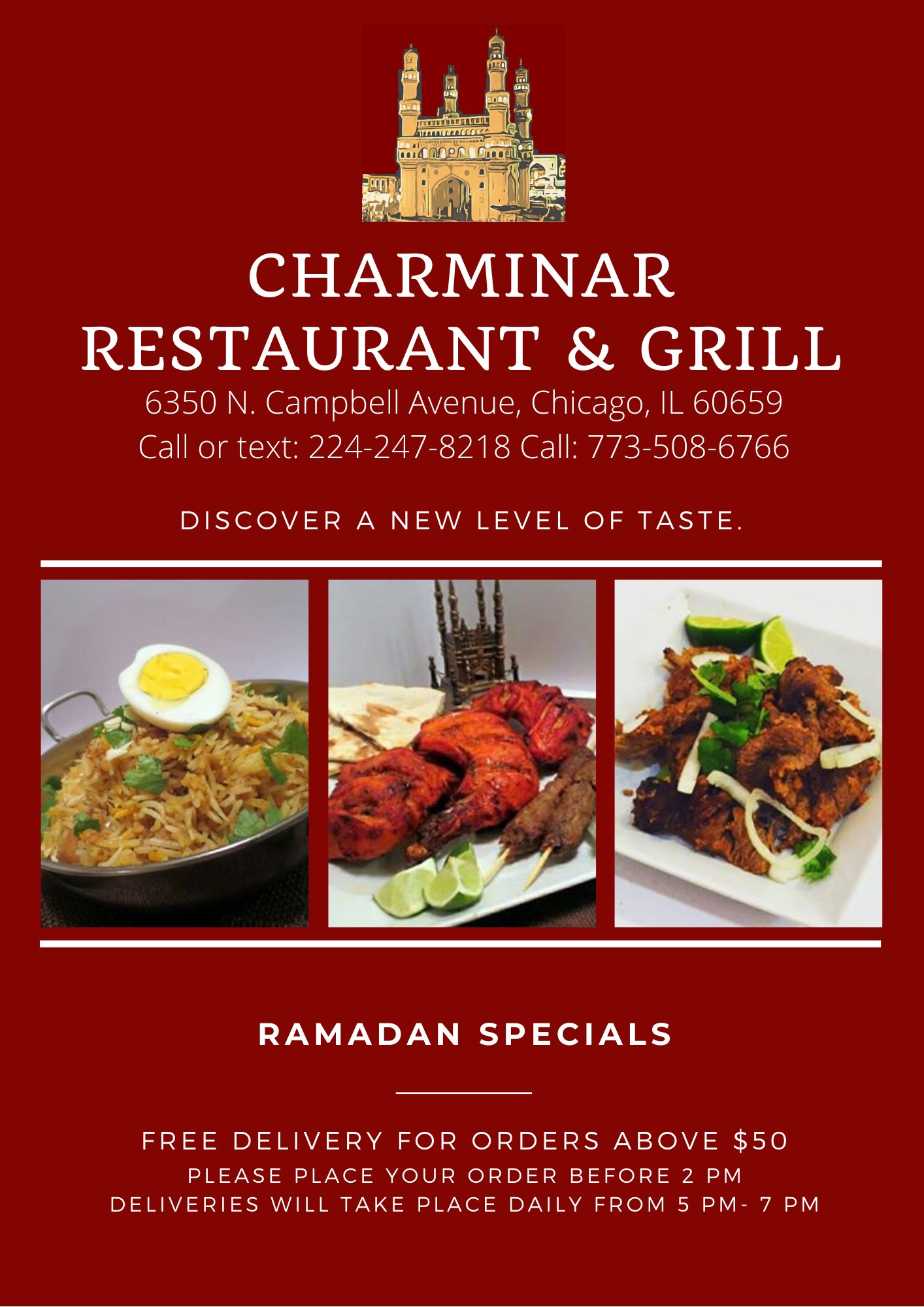 Charminar Grill on Twitter "Order our Iftar Specials now while it's
