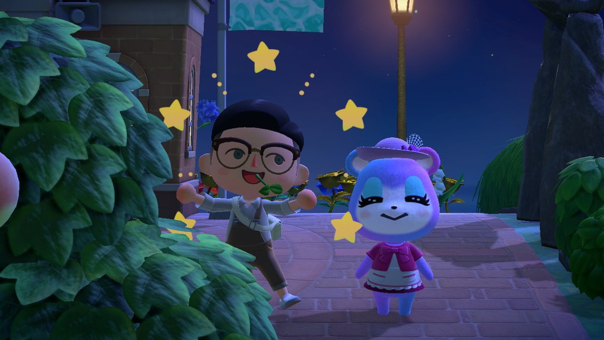 dannyfenturd's tweet photo. Cheesin' with Judy #AnimalCrossing #ACNH #NintendoSwitch https://t.co/IKLl1sJC58