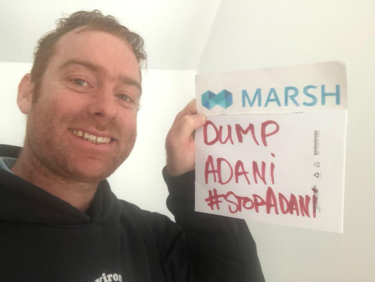 EdHillGECO's tweet photo. Joining the huge online global rally to calling on Marsh @MMC_Global the world’s largest insurance broker to #MarshDumpAdani &amp; rule out arranging insurance for Adani’s climate wrecking coal mine! Insure our future not Adani’s coal  #StopAdani @MarshGlobal @PBeshar https://t.co/zCGHmOZrFX