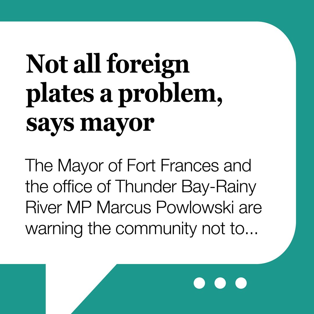 Fort Frances Times tweet media