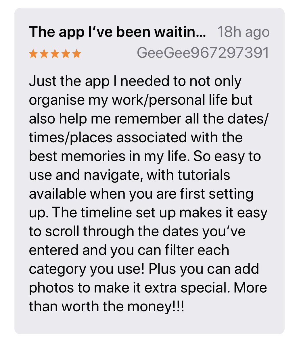 KeyDates's tweet image. Download KeyDates now and see why your whole LIFE can be easily captured in this amazing App!

apps.apple.com/au/app/keydate…