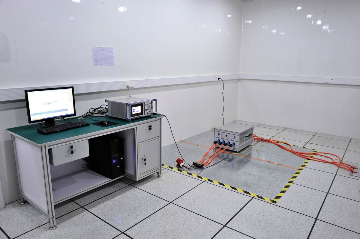 JasicTech's tweet image. Our #EMC testing aims to verify the compatibility of our #welding machines with other electrical equipments in a common electromagnetic environment. It examines various aspects such as electromagnetic interference and susceptibility, ensuring conformity to IEC 60974-10 standards.
