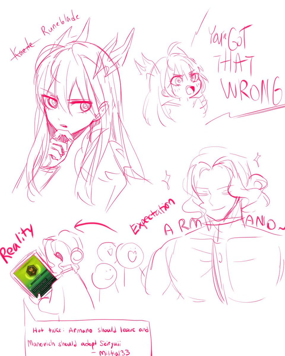I'm here with a shit post and some doodles, some being @tareloin's OC Bonna and a Danganronpa x Maplestory 2 dream that @illumin0es had (will draw more on that dream later) ✨✨ 