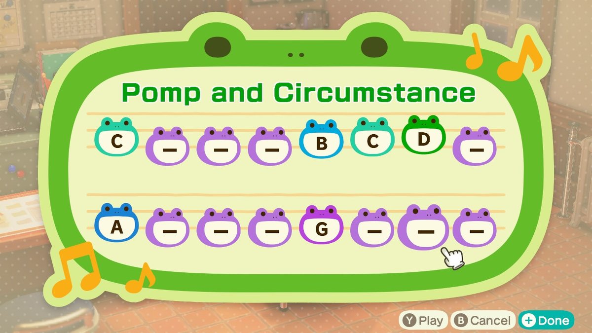 madisoncello's tweet photo. congrats grads! pomp and circumstance town tune #AnimalCrossing #ACNH #NintendoSwitch https://t.co/02SoSOvSem