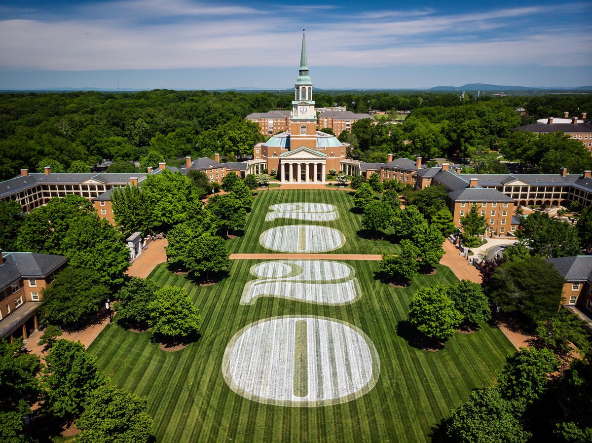 WakeForest's tweet photo. We stand with you, #WFU20. 

Wake Forest is forever your home. 

Welcome to the @wfualumni family. 🎩💛 https://t.co/cuI8Bh0PfI