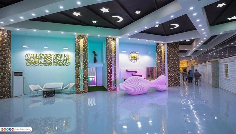 C____ZAR's tweet photo. مركز الشفاء الطبي في بغداد الي انجزته  العتبة الحسينية بكوادرها خلال 25 يوم افتتح اليوم حتى يكون تابع لمستشفى الفرات العام المخصصة لمعالجة حالات الكورونا. https://t.co/7Ev0Xd5xVl