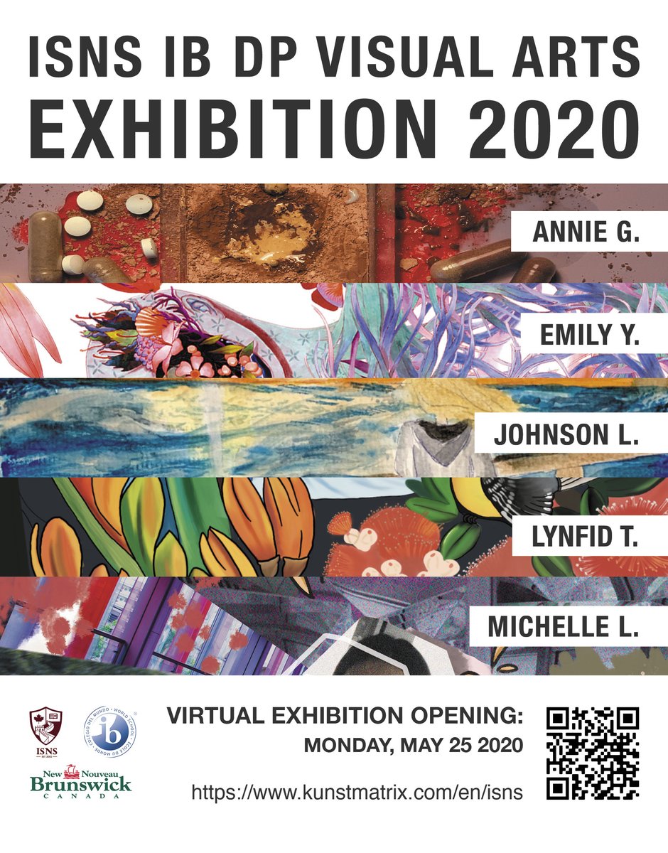 ISNS IB DP Grade 12 visual artists proudly presents the ISNS IB DP EXHIBITION 2020.
Click here and visit on May 25 to see fantastic artwork:  kunstmatrix.com/en/isns