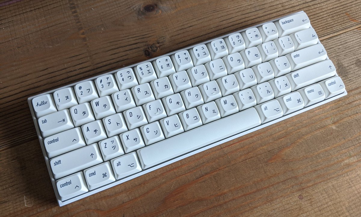 SwitchesMx's tweet photo. Look how crisp and clean my new KBDFans NP PBT "Milko-K" set is. Mmm mmm. https://t.co/vQhScMO228