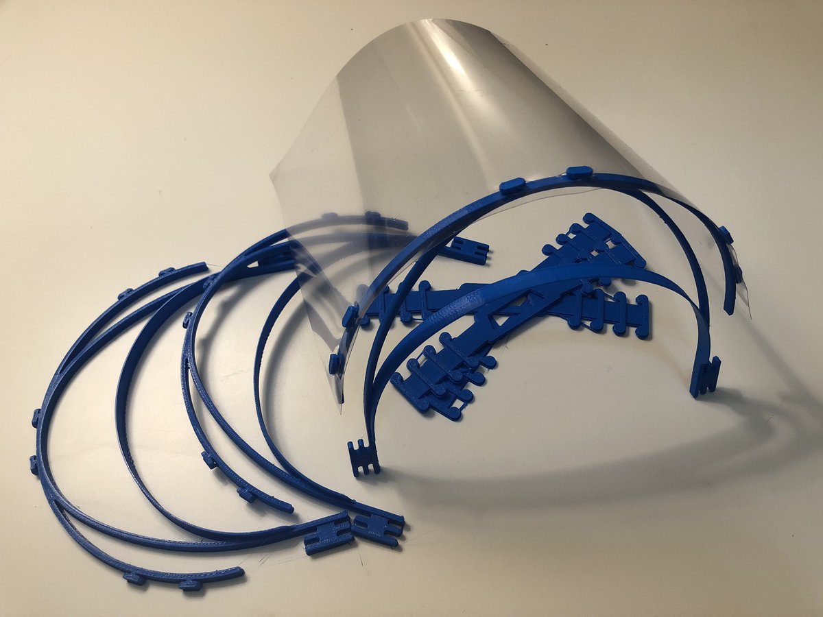 ChalimaS's tweet photo. 48 face shields and ear savers printed and donated to Christiana Care in collaboration with @EMentzelopoulou and her son Yianni. Thank you for coordinating this effort! @OCSDelaware @DWParks07 https://t.co/qRDM8a4Stq