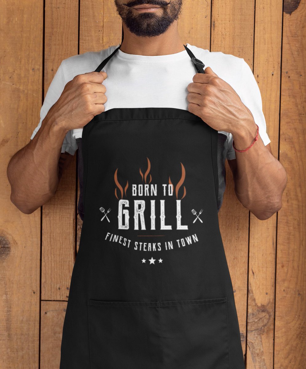grill_outfits's tweet photo. Are you a #pitmaster and love to barbecue?  ...then show it!  

- Born to Grill - a cool #apron for everyone who loves to #Barbecue!
#australiaroadsign #bbq #BBQLife #bbqshirt #aussiebbq #bbqfashion #grillmaster #bbqsmoker #roadsign #lowandslow #aprons https://t.co/lIAcf7vOtC
