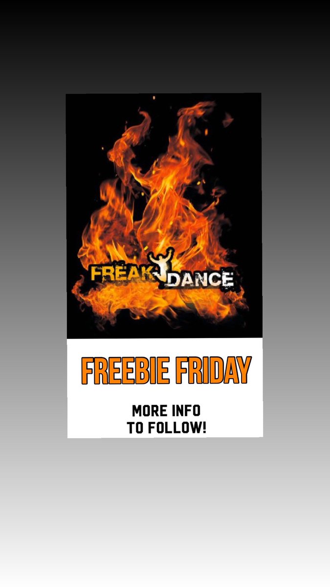 FreakDanceUK's tweet photo. FREAK DANCE FREEBIE FRIDAY!!  More information to follow!!
We can’t wait!! #freak #dance #dancers #passion #freebie #FAMILY https://t.co/f0nkaiu3pV