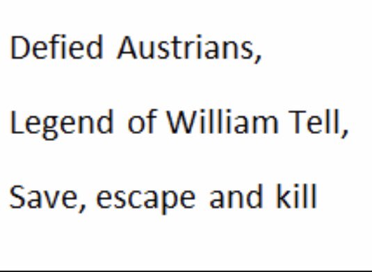 Swiss week William Tell haiku - so clever! #thealegreen365 <a href="/ThealeGreen/">Theale Green School</a>