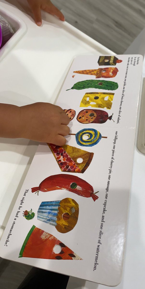drenicole's tweet photo. Alexa just heard me reading The Very Hungry Caterpillar and proceeded to tell me how to make a salami sandwich https://t.co/pRjGPnCVos