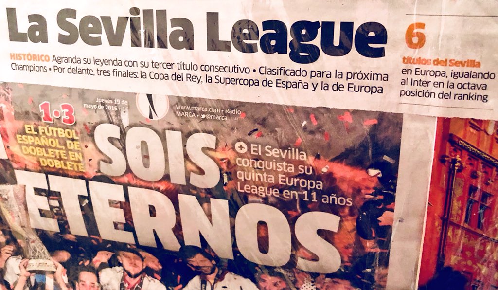 ameliaconnect22's tweet photo. Fuimos a por ella y nos la traímos, la 5ª #UefaEuropaLeague 🏆 hace cuatro años!!! Y ganándole al más glorioso Club de Inglaterra 🏴
#LiverpoolFC vs #SevillaFC
#Basel2016 https://t.co/dcsIIJwtuO