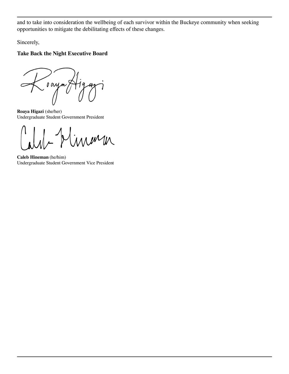 usgosu's tweet photo. In collaboration with @TBTNOSU we have written a statement expressing our deep concern with the recently released revisions of the Title IX Rule &amp; Regulations by the Department of Education. Please take the time to engage with the statement and the resources we’ve provided. https://t.co/YfhG7ieLfK