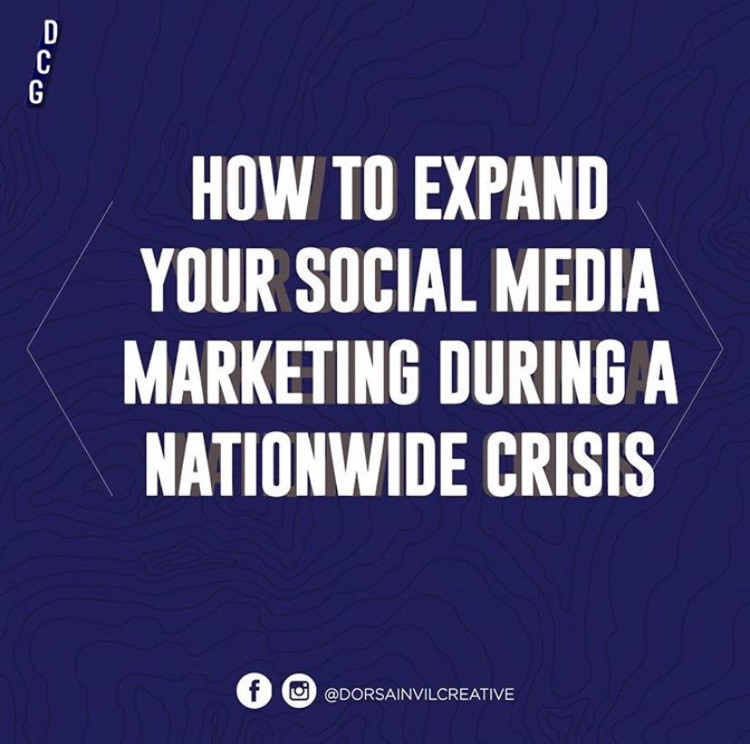 DCGroup__'s tweet image. Each one, teach one. Comment what you have done to improve your social media marketing during this crisis.