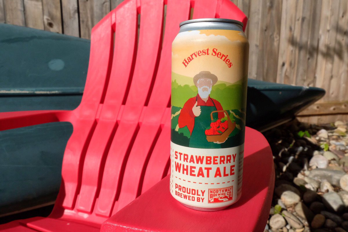 Our Strawberry Wheat Ale is healthy because it has fruit in it, right??