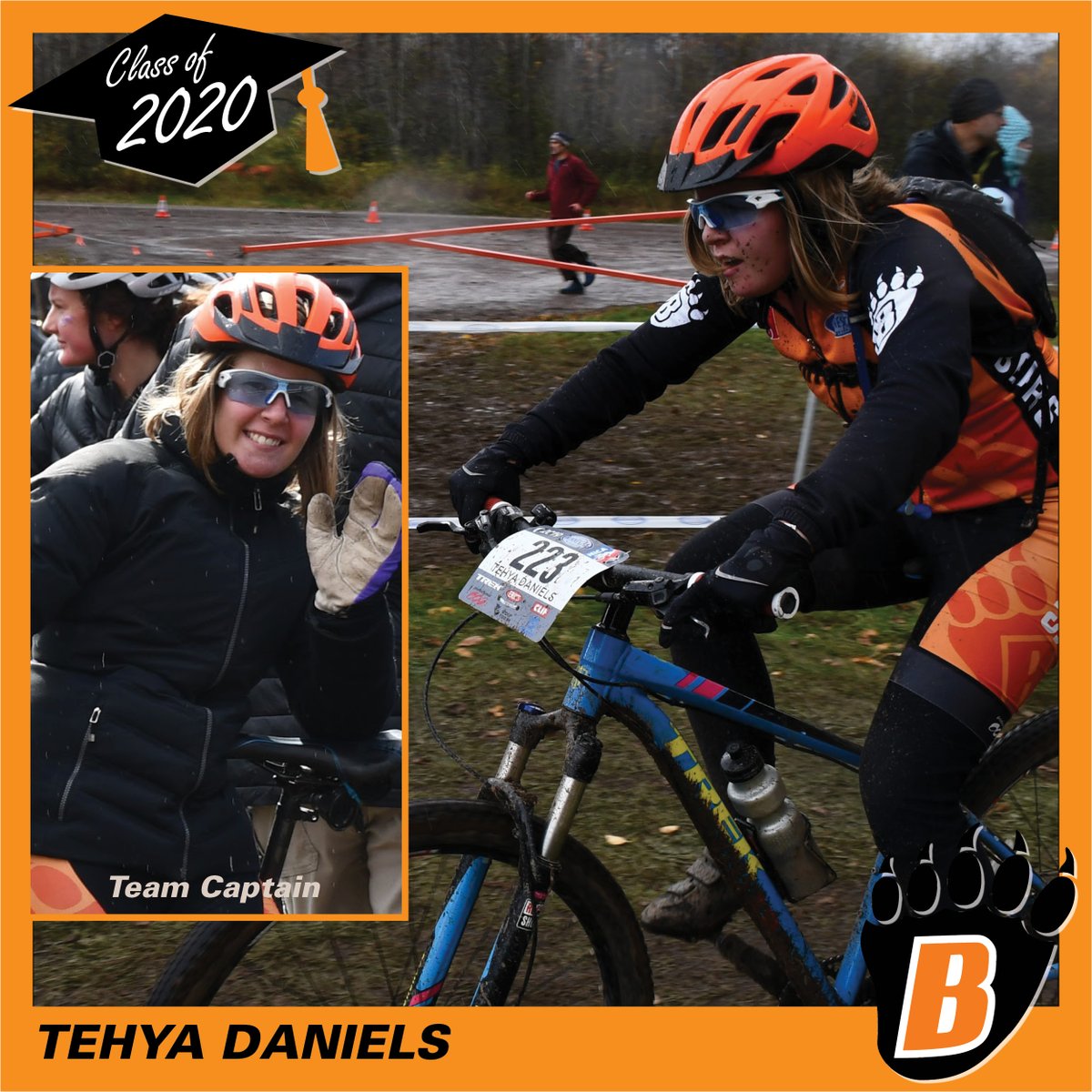 Congratulations White Bear Lake HS class of 2020 graduate and team captain Tehya Daniels! #classof2020 #whitebearlakemn