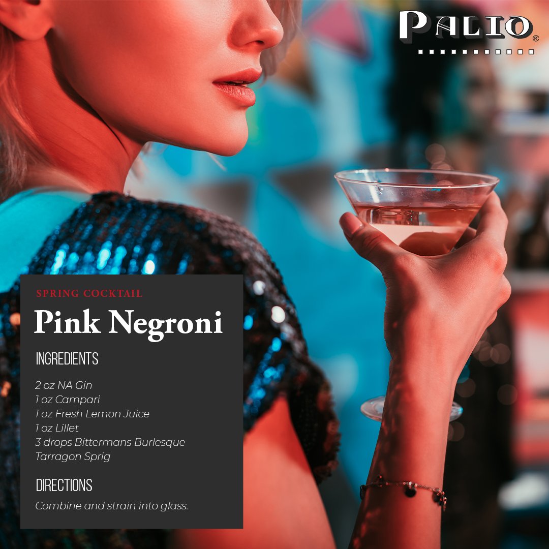 Enjoy a Pink Negroni and think beautiful spring thoughts. 🌸