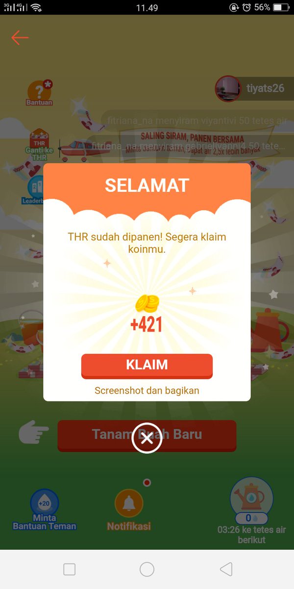 tiyaTS's tweet photo. Selamat berpuasa ya..  Panen lagi dong. Yuk ikutan @ShopeeID #ShopeeTanamTHR10M https://t.co/b9hjxTHSPo