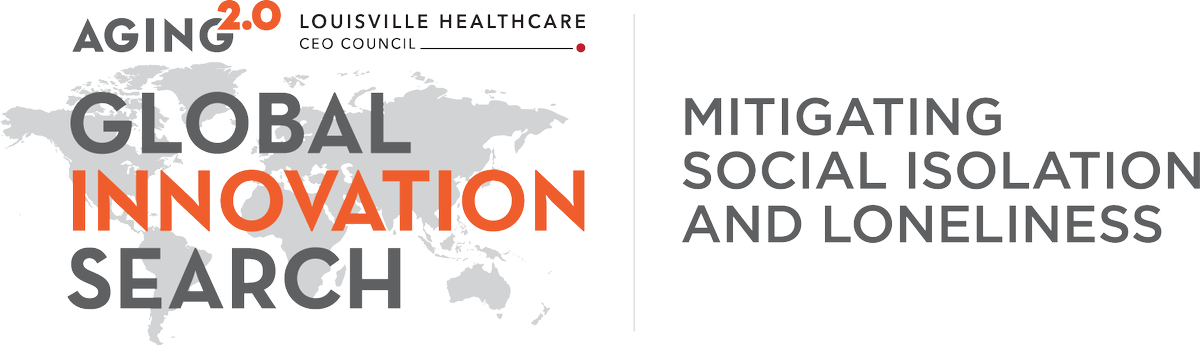 Aging20's tweet photo. Have you heard? We’re partnering with The Louisville Healthcare CEO Council to co-host a Global Innovation Search for innovations that address social isolation and loneliness among older adults. Learn more and submit your application at https://t.co/7MzPWq0SNa. #GIS #LHCC https://t.co/YuVA9Ffi6q