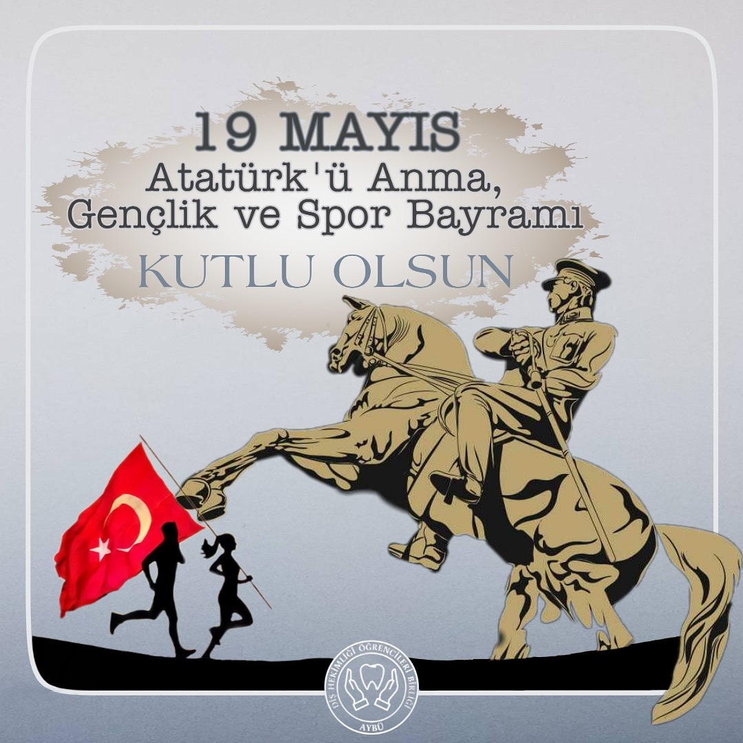 19 Mayıs, Türk milletinin bağımsızlık ve özgürlük umutlarının inanca dönüştüğü, kurtuluş ateşinin yakıldığı ve aydınlık bir geleceğe olan inancın kuvvetlendiği günün adıdır.
19 Mayıs Atatürk' ü Anma, Gençlik ve Spor Bayramımız kutlu olsun. #19MAYIS