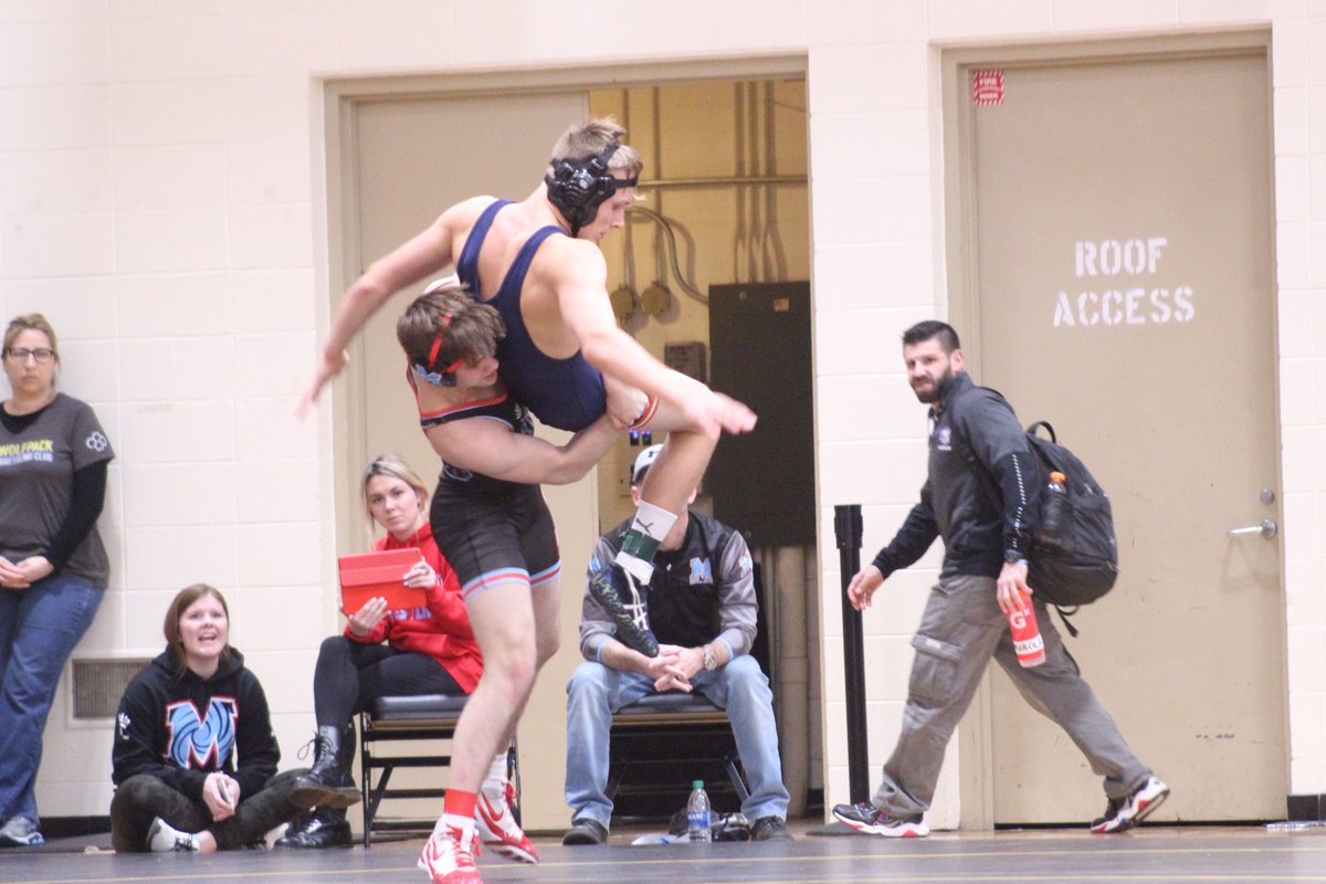 mcchs_wrestling's tweet photo. "Mat Return Monday" by Kaden Randazzo! @kademan2333 #MatReturn #GoodOne https://t.co/GYq25MlUdv