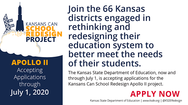Pssssttt! You, yeah you: Have you applied for the Kansans Can School Redesign Project? If not, you should. bit.ly/2z7ulbq