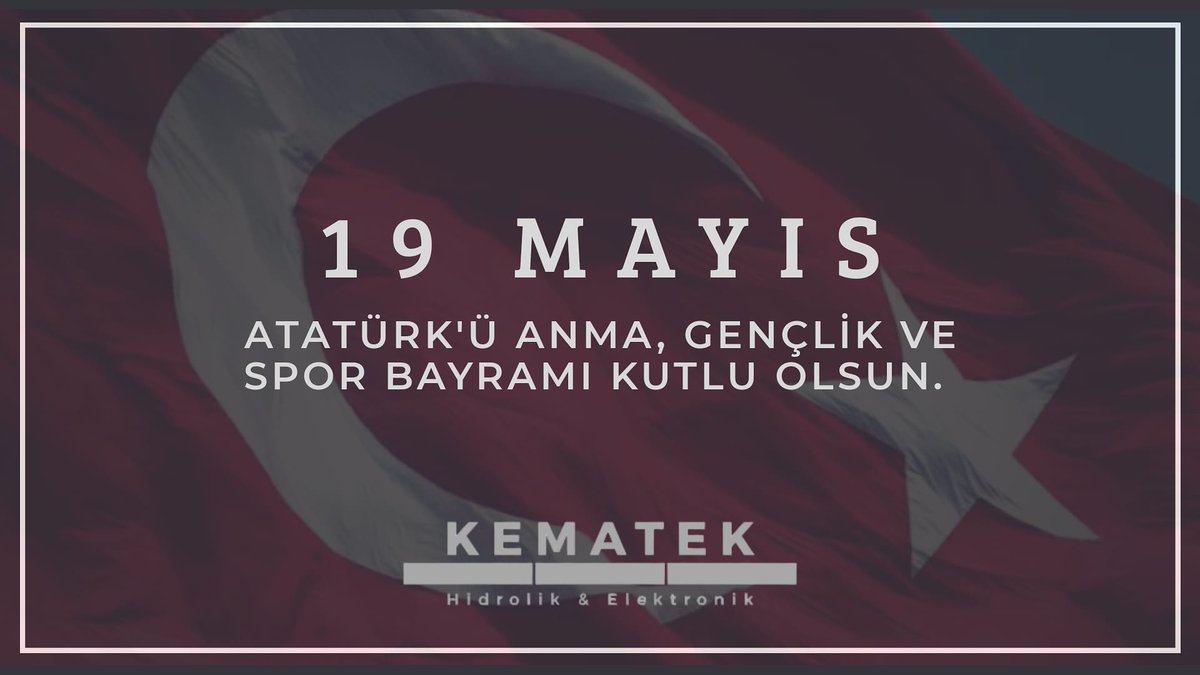 kematek's tweet photo. #19mayıs Atatürk'ü Anma, Gençlik ve Spor Bayramı Kutlu Olsun. https://t.co/IoSiw430xg