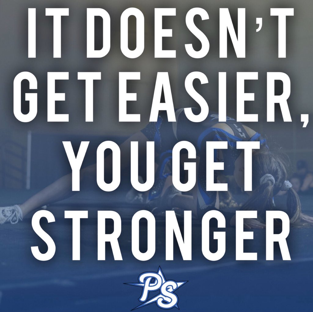 #MondayMotivation “It doesn’t get easier, YOU get stronger” 💙🖤