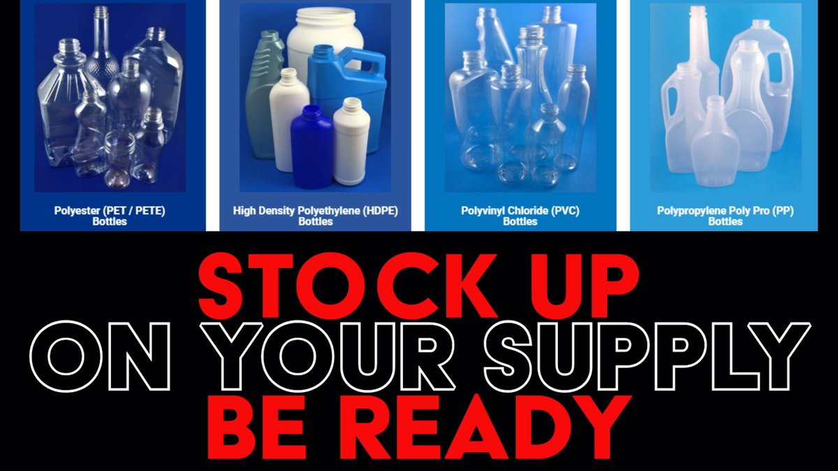 Stock up on your supply BE READY. Don’t get caught waiting for businesses to reopen place orders now. 
#PackagingProducts
