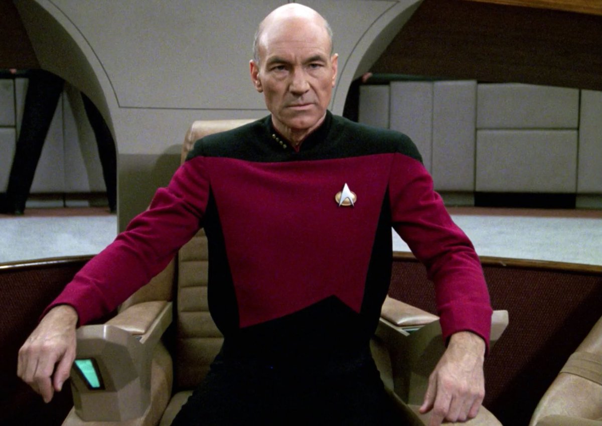 Your quarantine coping mechanisms as #StarTrek characters: A thread Picard: ⭐️Wearing work clothes despite working from home ⭐️Thrilled to not have children around ⭐️Reading Shakespeare for the epic quotes