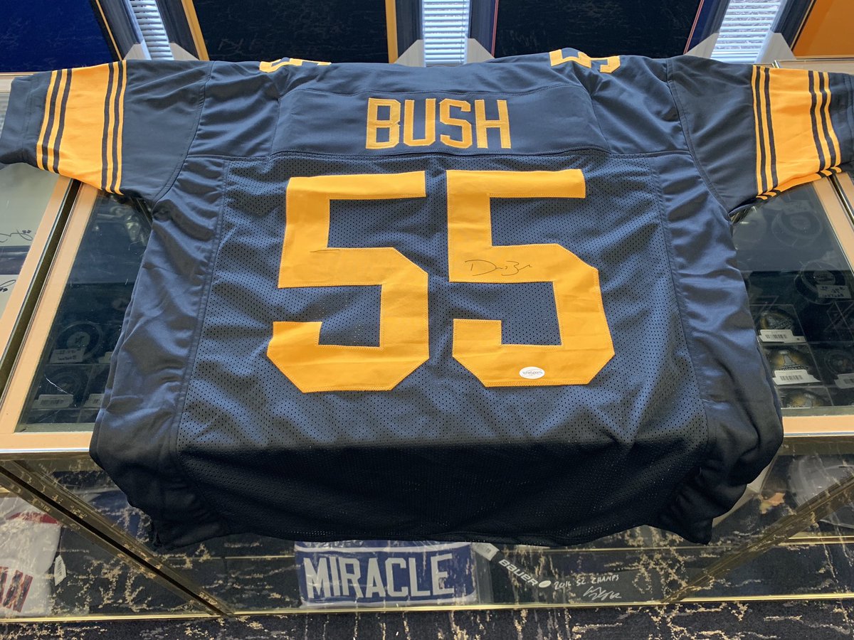 steelernation's tweet photo. We're giving away this signed custom for rush jersey signed by stud middle linebacker Devin Bush (@_Dbush11) from our friends at @TotalSportsEnt

To enter you need to follow @TotalSportsEnt and us.. and then RETWEET this post. Winner announced on 5/20

#Steelers #SteelerNation https://t.co/wgiRe78e1T