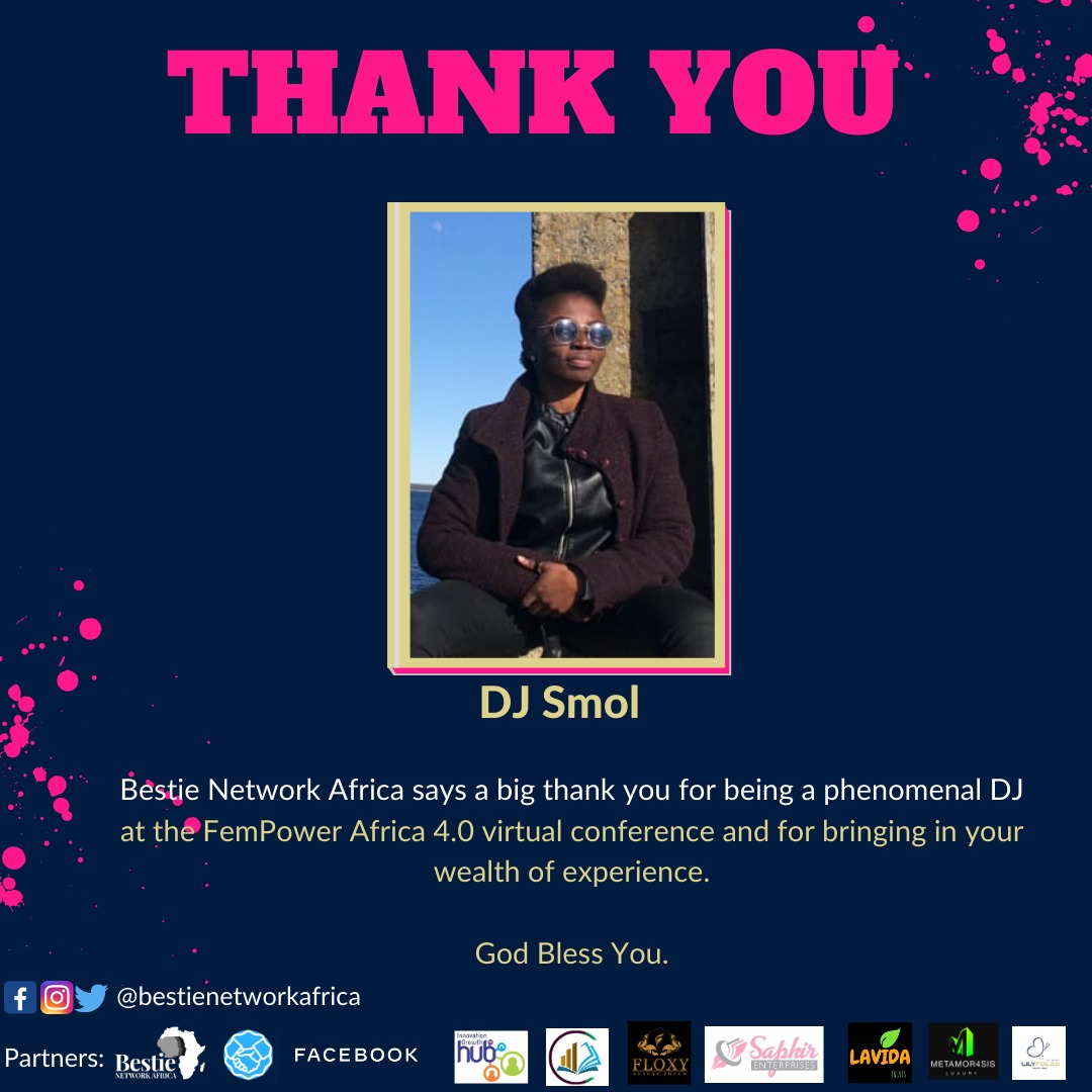 bestienetworkaf's tweet photo. https://t.co/oWdEvtvnuO for making Fempower Africa 4.0 a success!
@Djsmol

#FA4
#FemPowerAfrica
#bestienetworkafrica https://t.co/eoaOsxR4in