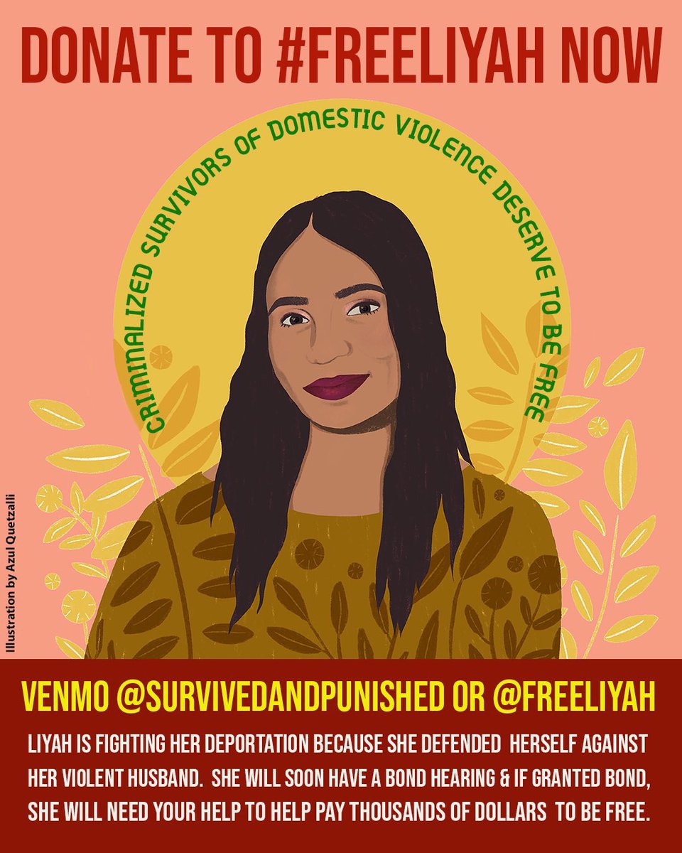 CIYJA's tweet photo. Liyah has been granted a bond of $35K! Special shout out to the bold, visionary organizers at @survivepunish for this victory! They’re just $8K from bringing Liyah home. Please share/donate. #FreeLiyah https://t.co/Rqy5SNAiIG