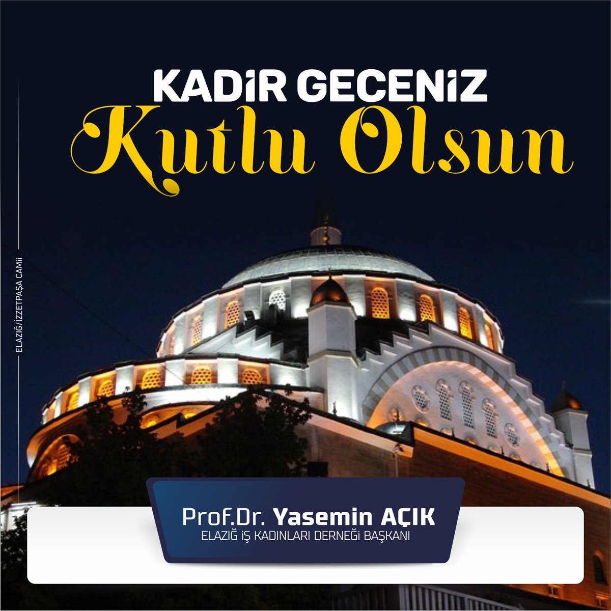 yaseminacik's tweet photo. Kadir Geceniz Kutlu Olsun. https://t.co/J8JqHrgNCR