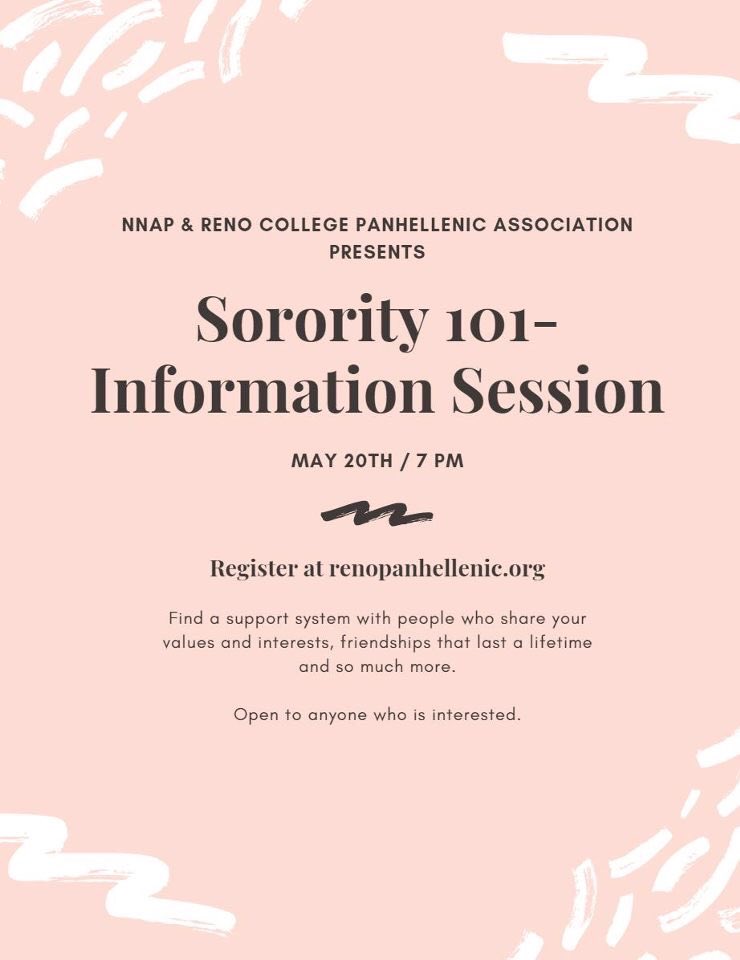 Want to learn more about sorority life? Register for Sorority 101 ✨ renopanhellenic.org/infosessions