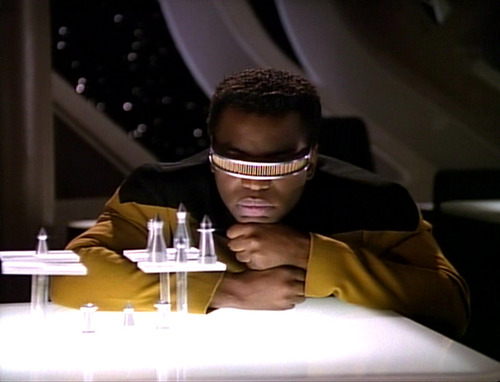 Geordi:Having just as much dating success now as pre-quarantine.