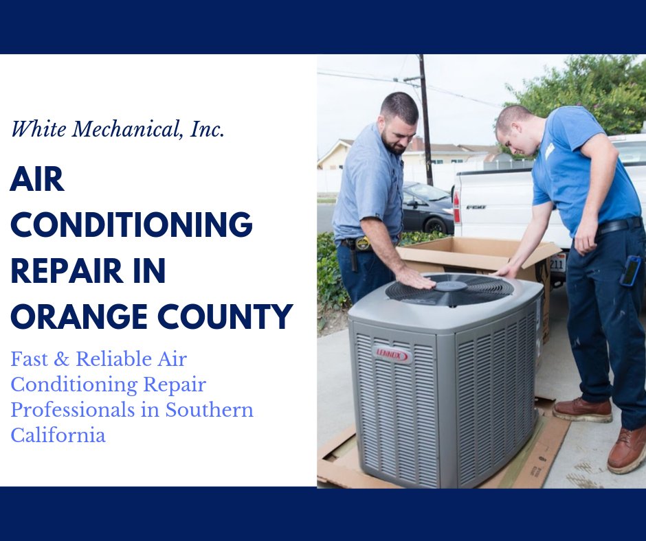 We are a locally operated HVAC company with many years of expertise in providing fast and reliable air conditioner repairs at affordable rates. Call us right now at 949-716-8379!
whitemechanical.com/air-conditioni…
#acrepair #acrepairexpert